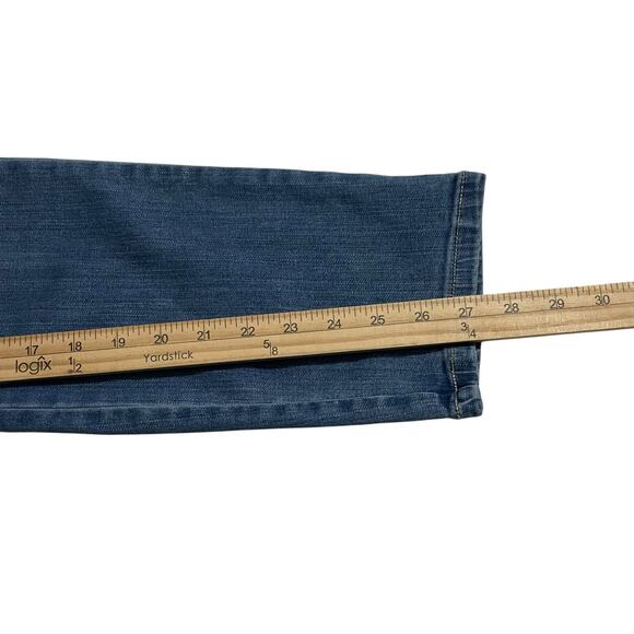 Belle Kim Gravel Womens Size 8 Pull On Skinny Jeans Mid Rise Blue Stretch Denim - Picture 10 of 10